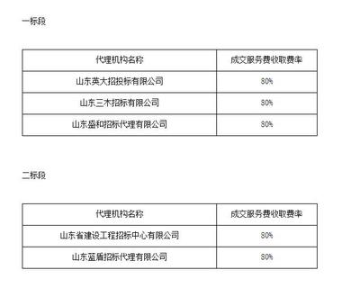 山东管理学院招标代理机构遴选项目中标公告